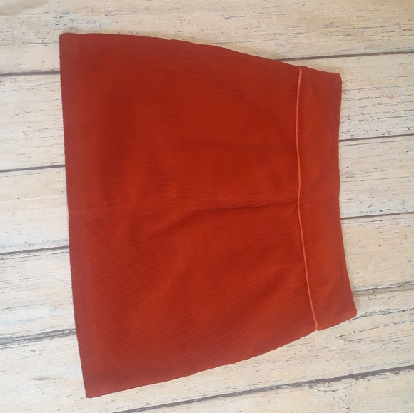 Sundance Catalog perfect days red corduroy mini skirt - Picture 4 of 11